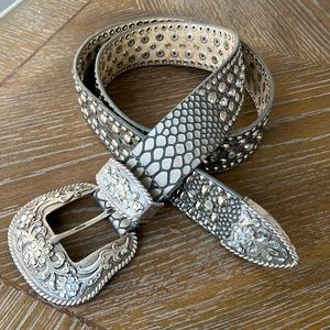 Leatherock bling Swarovski crystal cowgirl belt size M